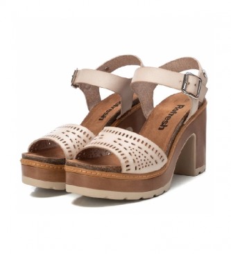 Refresh Sandals 079724 beige -Height heel: 10 cm