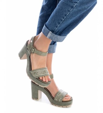 Refresh Sandals 079787 khaki -Height heel: 10 cm