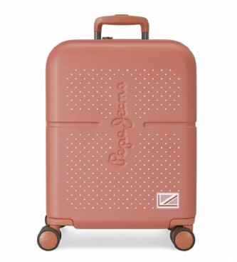 Pepe Jeans Cabin suitcase Laila pink -40x55x20cm