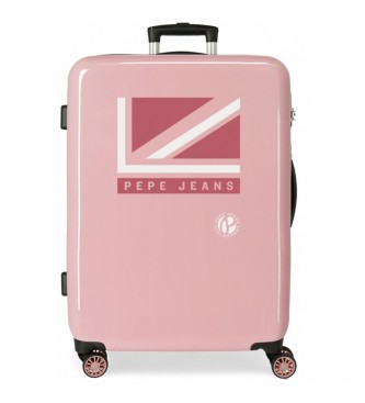 Pepe Jeans Medium koffer Carol 68cm nude -48x68x26cm