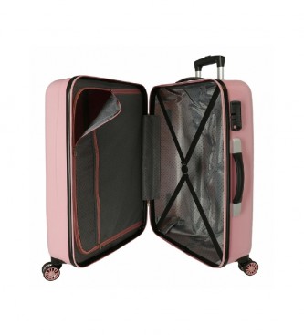 Pepe Jeans Medium suitcase Carol 68cm nude -48x68x26cm