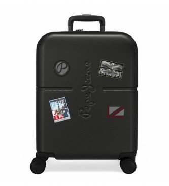 Pepe Jeans Cabin size suitcase Chest black -40x55x20cm
