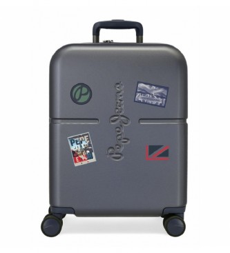 Pepe Jeans Cabin size suitcase Chest navy blue -40x55x20cm