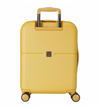 Pepe Jeans Cabin size suitcase Chest yellow -40x55x20cm