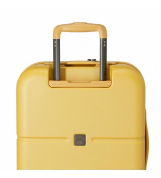 Pepe Jeans Valise taille cabine Coffre jaune -40x55x20cm