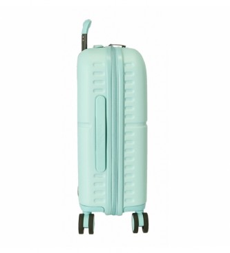 Pepe Jeans Kovček velikosti kabine Prtljažnik v turkizni barvi - 40x55x20cm