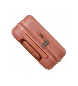 Pepe Jeans Cabin size suitcase Highlight pink -40x55x20cm