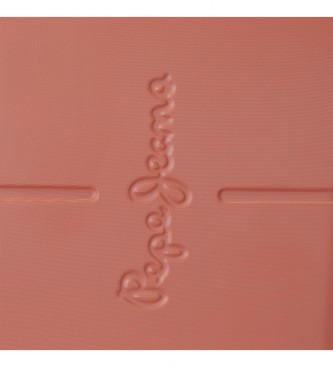 Pepe Jeans Mala de tamanho de cabine Destaque rosa -40x55x20cm