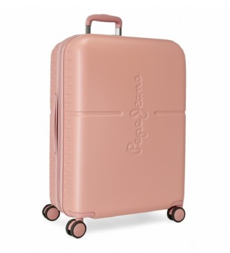 Pepe Jeans Medium suitcase Highlight light pink -48x70x28cm