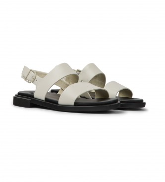 Camper Edy white leather sandals