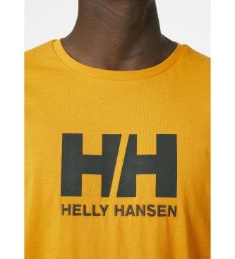Helly Hansen T-shirt arancione con logo HH