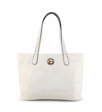 Laura Biagiotti Bolso shopping bag Billiontine_252-1 blanco -38x27x16cm-