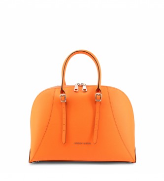 Guess HWLLUX sac en cuir orange -36.5x27x15cm
