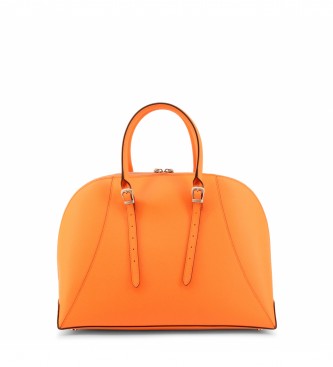 Guess HWLLUX orange leather handbag -36.5x27x15cm