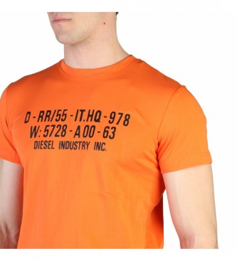 Diesel T-DIEGO_S2 T-shirt arancione