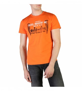 Diesel T-shirt orange T-DIEGO_S13
