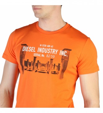 Diesel T-shirt orange T-DIEGO_S13