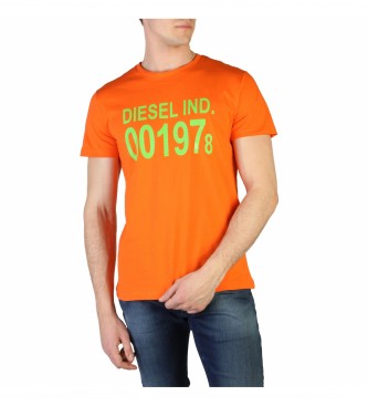 Diesel T-DIEGO_00SASA orange T-shirt