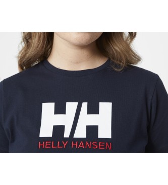Helly Hansen HH logo T-shirt navy blue