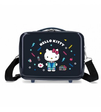 Joumma Bags Neceser ABS Castle of Hello Kitty adaptable a trolley marino
