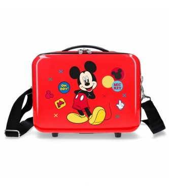 Joumma Bags Mickey Enjoy the Day Oh Boy Trolley toiletry bag Red