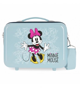 Joumma Bags Beauty case adattabile al trolley Minnie Enjoy the Day blu