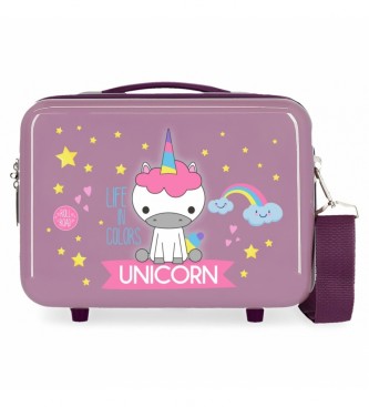 Joumma Bags ABS Toalettpse Little Me Unicorn Lila