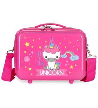 Joumma Bags ABS Roll Road borsa da toilette Little Me Unicorn Pink