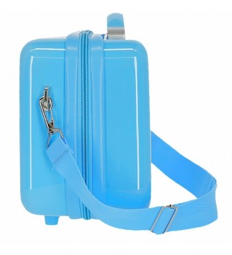 Joumma Bags ABS toilettas Minnie Rainbow aanpasbaar blauw