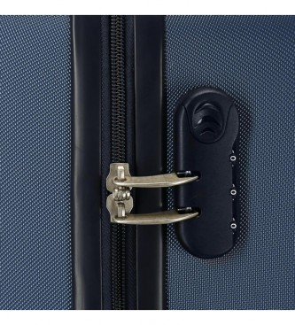 Pepe Jeans Cabin Suitcase Leslie rigid 55cm navy blue