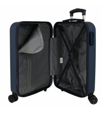 Pepe Jeans Valise Cabin Leslie rigide 55cm bleu marine