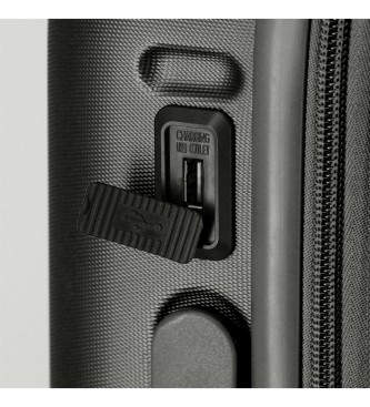 Pepe Jeans Cabin Suitcase Laila Black -40x55x20cm