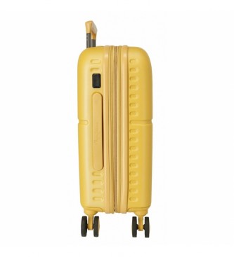 Pepe Jeans Kabinestrrelse kuffert Laila okker udvidelig kabinestrrelse 55cm