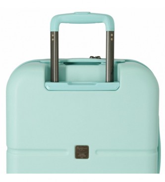 Pepe Jeans Pepe Jeans Jane turquoise medium suitcase -48x70x28cm