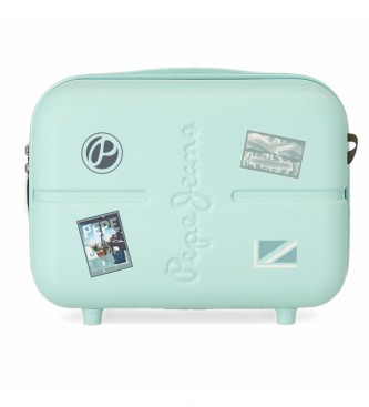 Pepe Jeans Pepe Jeans Chest ABS trolley toiletry bag turquoise