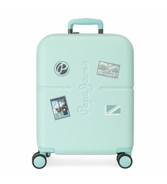 Pepe Jeans Coffre  bagages extensible Turquoise 55cm