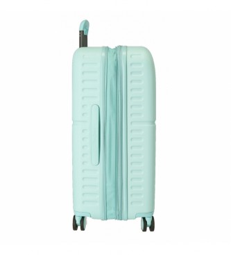 Pepe Jeans Pepe Jeans Valise turquoise moyenne rigide 70cm