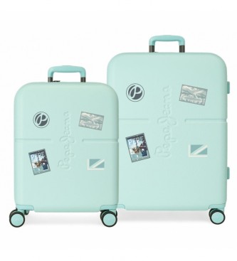 Pepe Jeans Turquoise turquoise Chest set of 55-70cm rigid cases