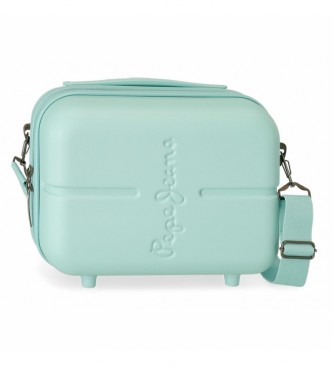 Pepe Jeans Pepe Jeans Valise de toilette trolley en ABS turquoise Highlight