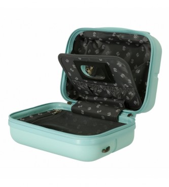 Pepe Jeans Pepe Jeans Valise de toilette trolley en ABS turquoise Highlight