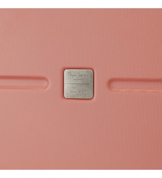 Pepe Jeans Kajuit formaat koffer Highlight roze -40x55x20cm