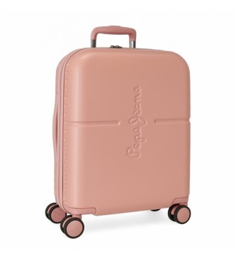 Pepe Jeans Kuffert i kabinestrrelse Highlight Pink -40x55x20