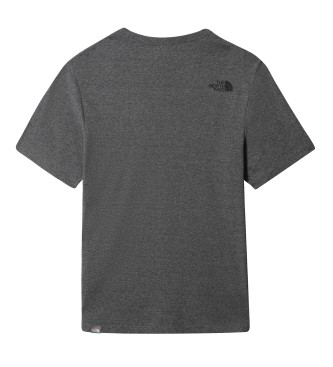 The North Face T-shirt Cinzento fácil