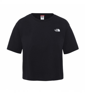 The North Face T-shirt corta nera con cupola semplice