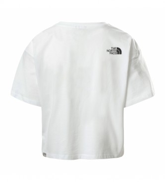 The North Face T-shirt cropped Simple Dome blanc