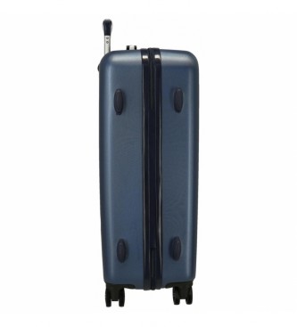 Movom Medium Suitcase Movom Give yourself time rigid 65cm denim blue