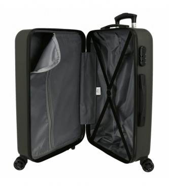 Pepe Jeans Aidan Medium Suitcase rigid 65cm anthracite