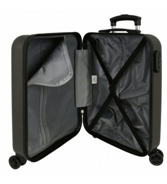 Pepe Jeans Aidan 55-65cm anthracite rigid luggage set