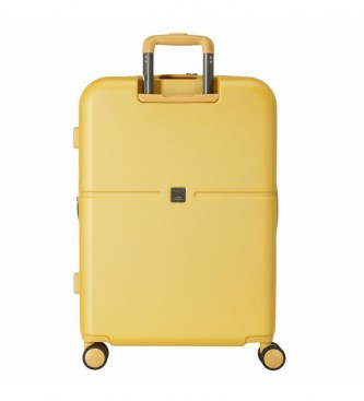 Pepe Jeans Pepe Jeans Highlight valise de taille moyenne jaune -48x70x28cm