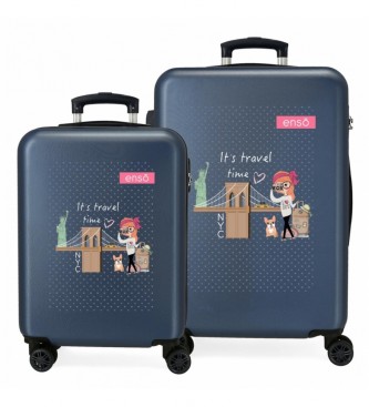 Enso Set of Enso Travel Time rigid suitcases 55-65cm